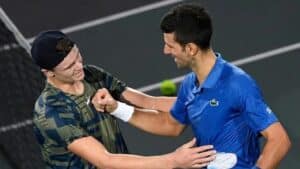 Djokovic congratulates Rune