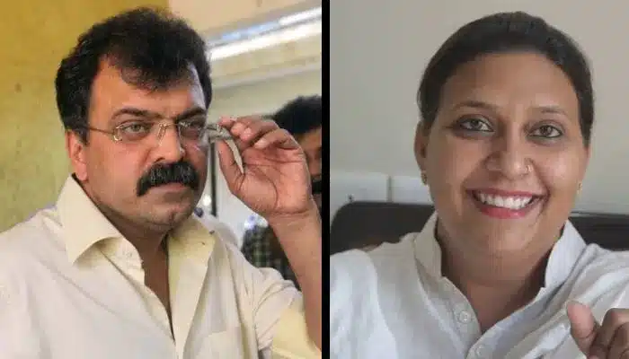<strong>BJP's  Mahila Morcha leader registers a complaint against NCP's Jitendra Awhad for manhandling her.</strong> - Asiana Times