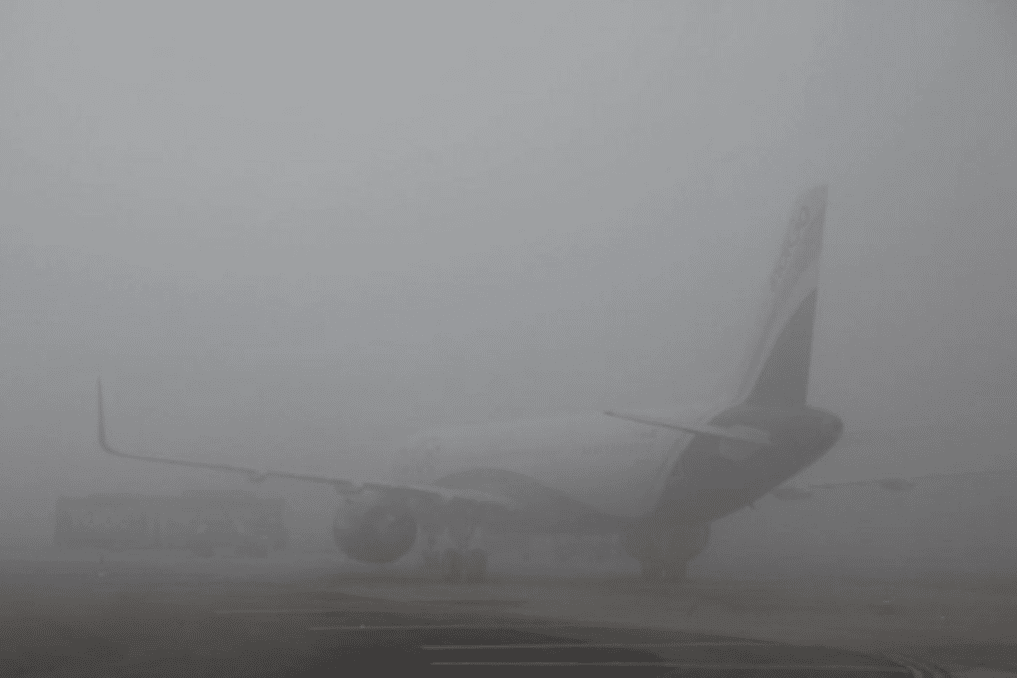 Delhi Covered with heavy fog