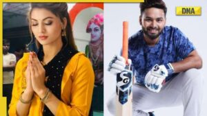 Rishabh Pant get prayed by Urvashi