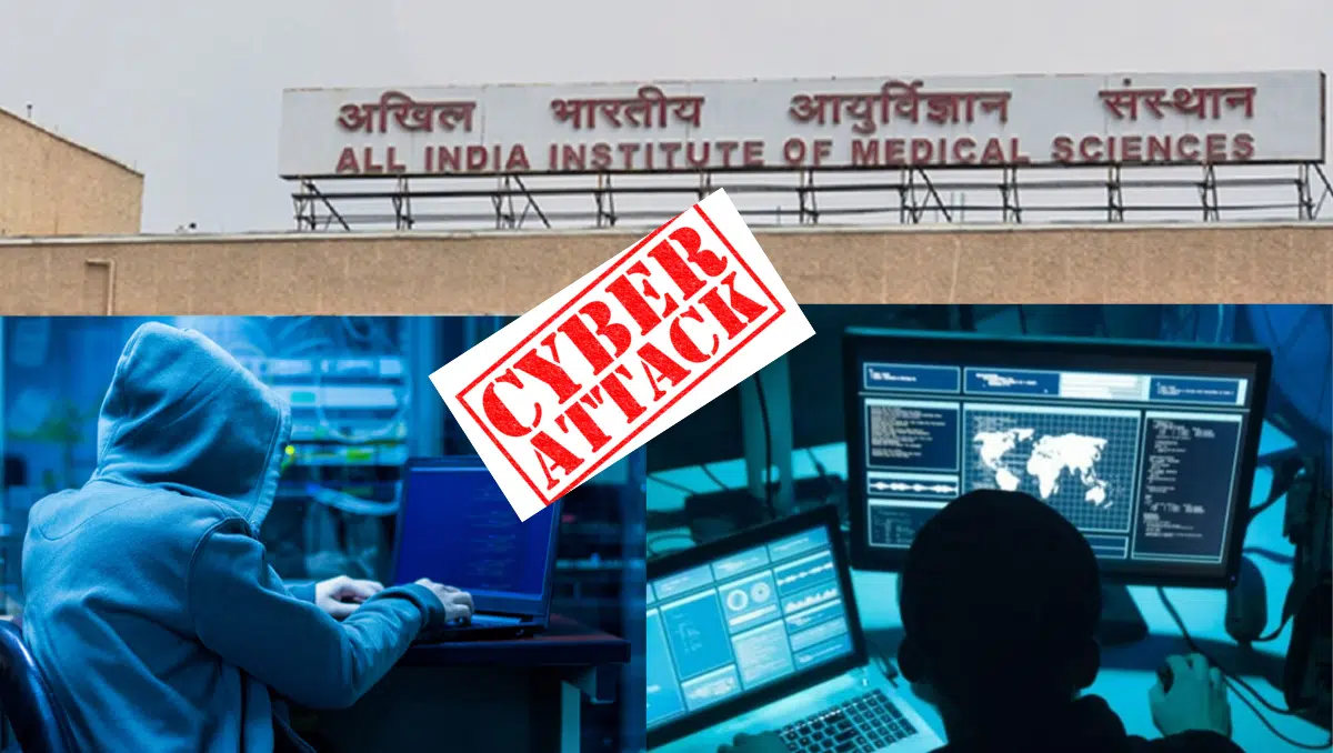 AIIMS cyberattack image dipiction