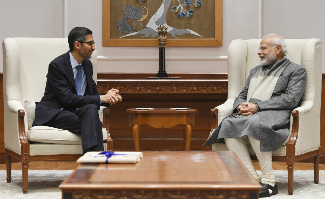 Sunder Pichai meets PM for G20 presidency