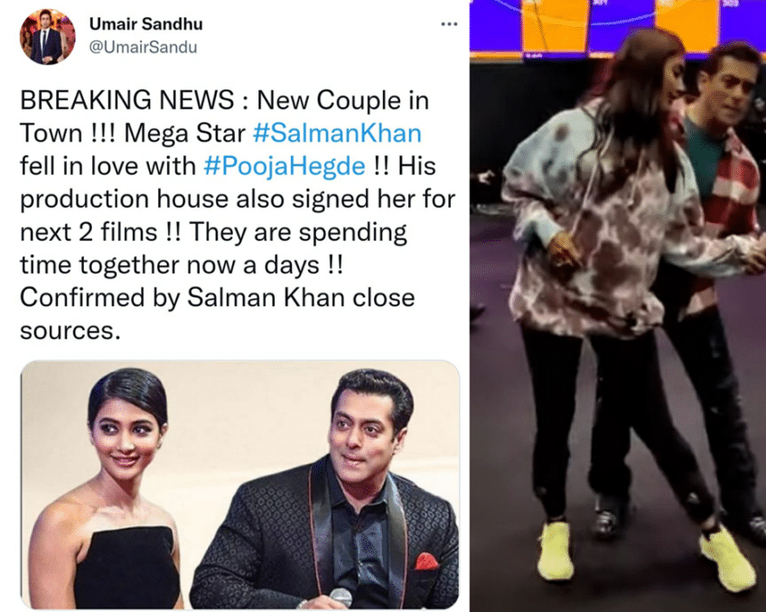 <strong>Salman Khan and Pooja Hegde in a Relationship? Latest Report.</strong> - Asiana Times