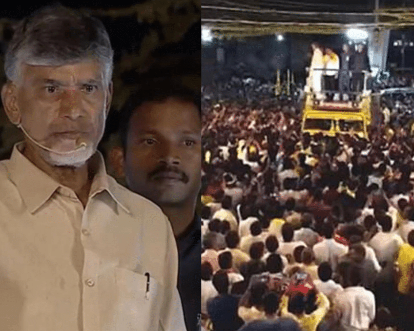 8 Dead After Falling in Drain at Chandrababu’s Road Show