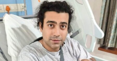 Jubin Nautiyal, a singer, was injured after falling down the stairs and was taken to the hospital.
