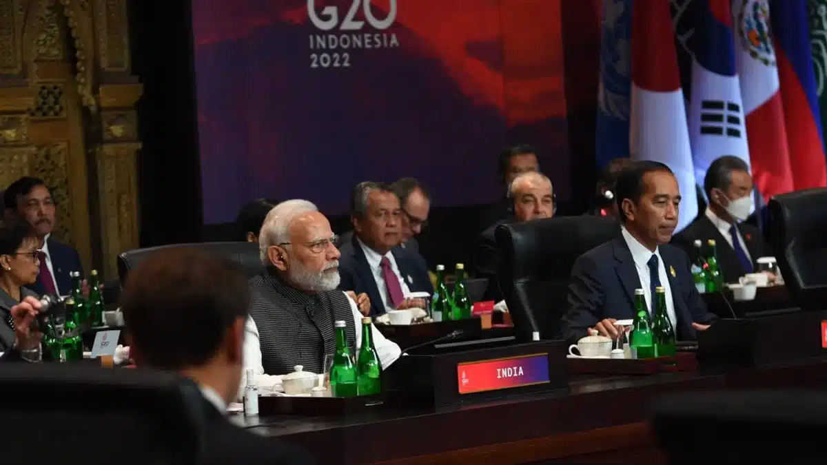 In this the meeting is held for G20 summit in Bali where Prime Minister Narendra Modi is Representing 