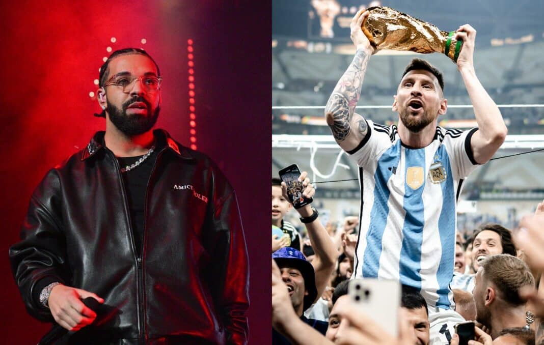 Drake and Leonel Messi