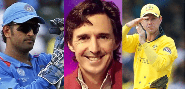 Ricky Ponting MS Dhoni & Brad Hogg in a frame