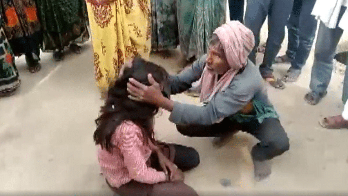 Uttar Pradesh viral video of possession of ghost
