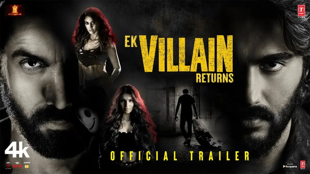 Arjun Kapoor's movie Ek villan Returns poster