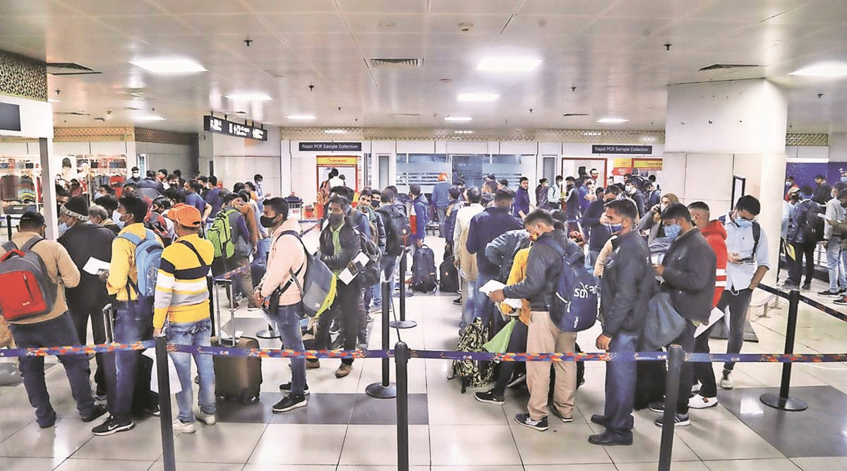 over crowding in Indian airports