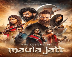 The official poster of  The legends of Maula Jatt 