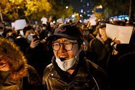 Protests by people in China lead them to drop on Zero Covid Strategies