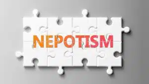 Nepotism and its manifestation in various dimensions.