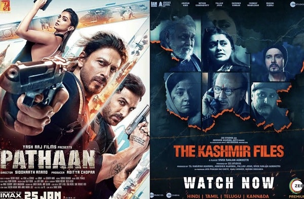  vivek agnihotri's "the kashmir files" and siddharth anand's "pathaan"