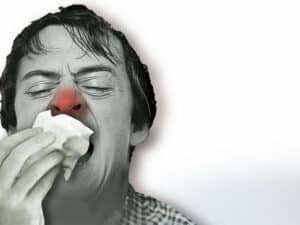 Sinusitis, an extremely troubling health issue sinusitis problem depiction in a man