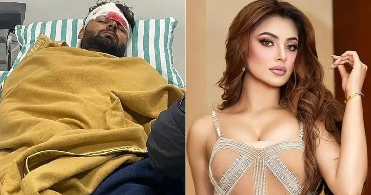 Rishabh Pant met with a road accident where Urvashi shares post