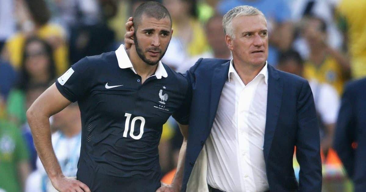 Karim Benzema(https://www.instagram.com/karimbenzema/) and Didier Deschamps (https://en.wikipedia.org/wiki/Didier_Deschamps)
