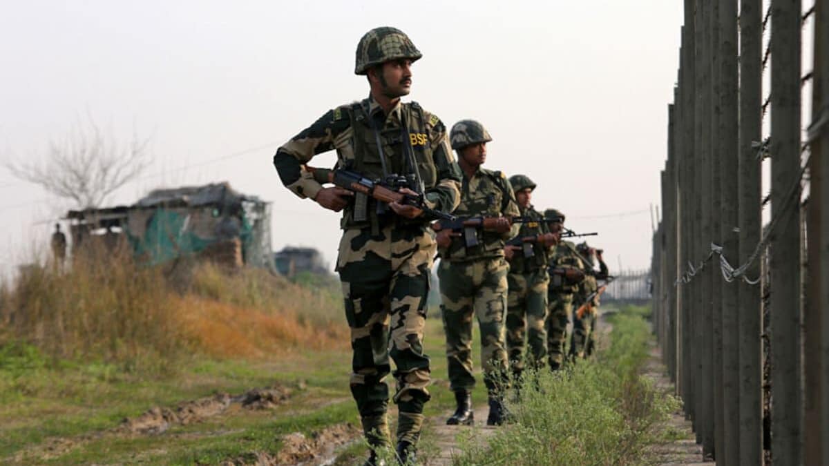 BSF at the Indo-Pak border.