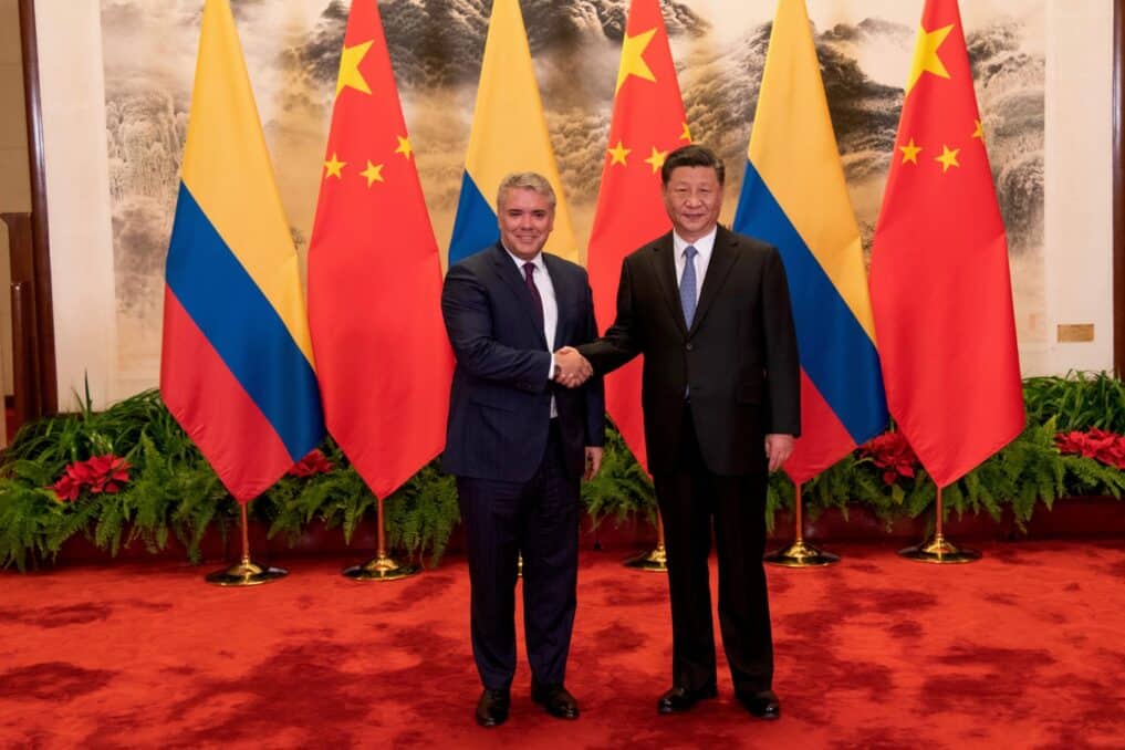 Chinese President Xi Jimping and Argentine president Alberto Fernandez