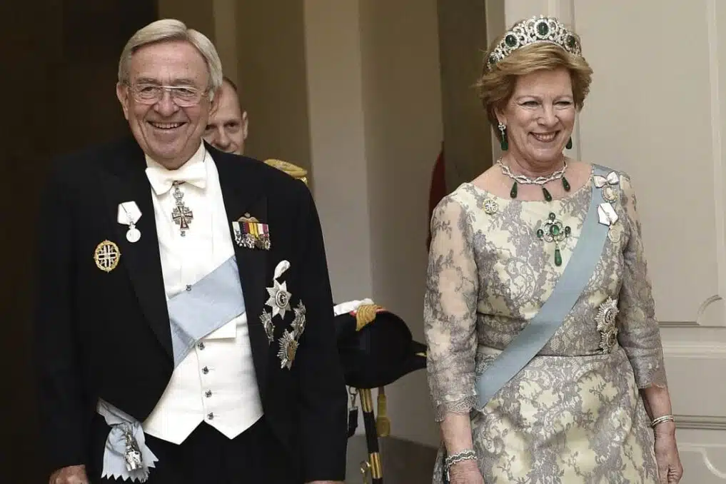 King Constantine and his wife   