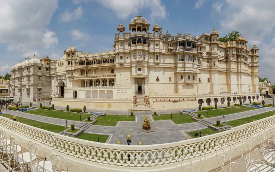 City Palace Udaipur Front View