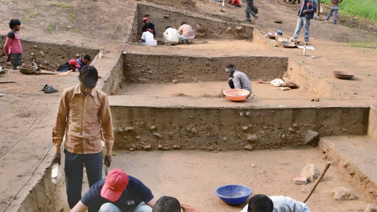 Excavation of Purana Qila
