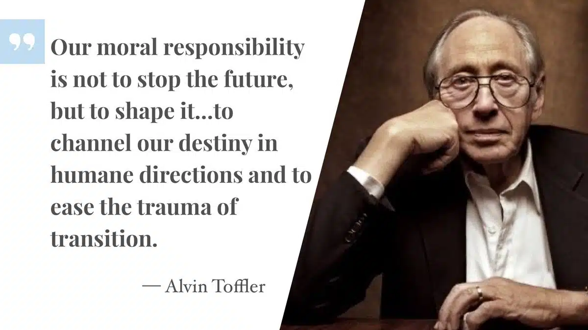 Alvin Toffler The Futuristic Visionary Writer 