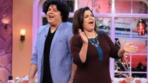 Farah Khan cries after meeting brother Sajid khan in Bigg Boss 16 Farah Khan cries after meeting brother Sajid khan in Bigg Boss 16
