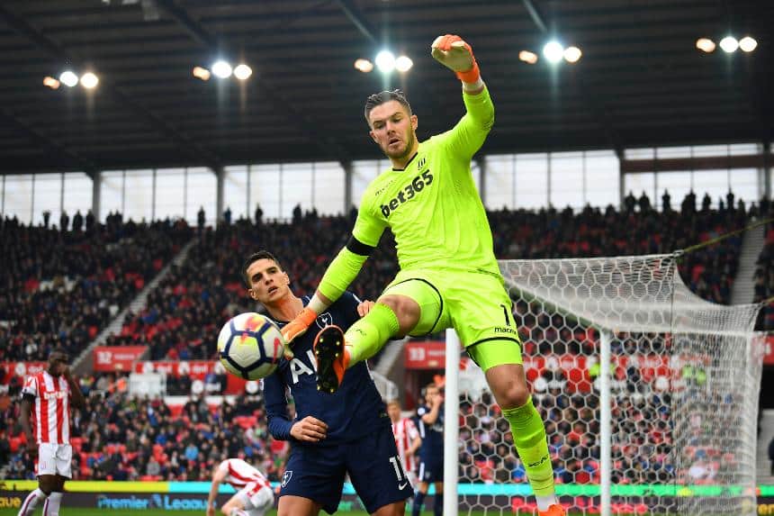 Jack Butland in action