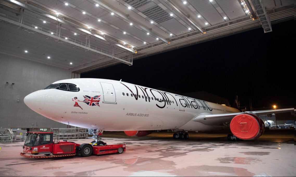 Virgin Atlantica honors Queen Elizabeth II