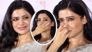 samantha ruth prabhu weeping in trailer launch of shaakuntalam