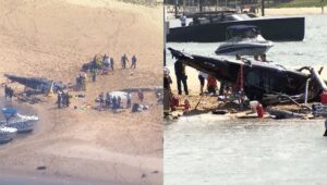 Two Helicopters Collide in Mid-Air over Australian beach, 4 Dead - Asiana Times