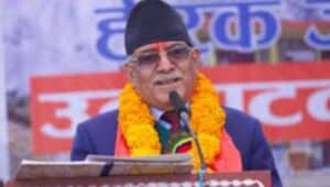 Nepal Minister Pushpa Kamal Dahal, generally known as Prachanda elected as PM for the third time in coalition with the opposition party