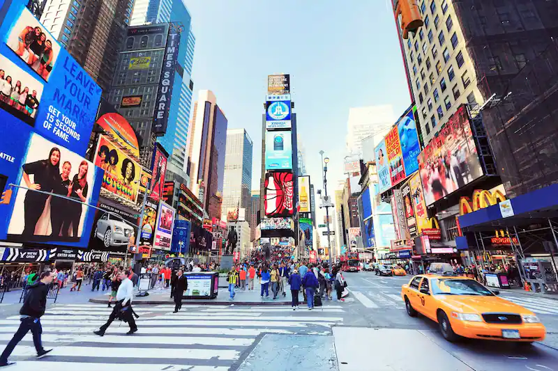 New york city Time square the most expensive city in the world