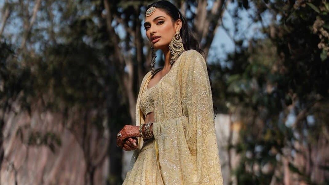 Athiya Shetty dazzles in Swarovski and crystals