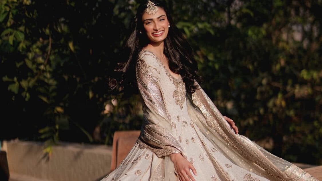 Athiya Shetty’s haldi attire