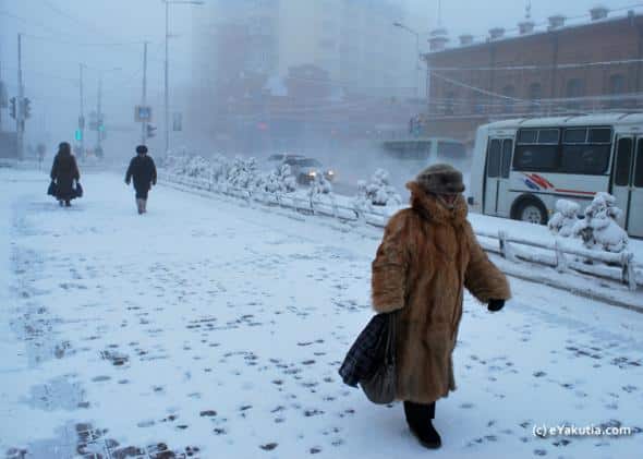 After the Temperatures drop People From Coldest city Russia