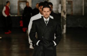 American psycho reimagined in paris fashion week