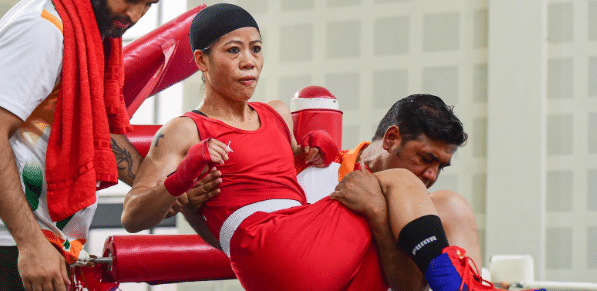 Mary Kom got injured