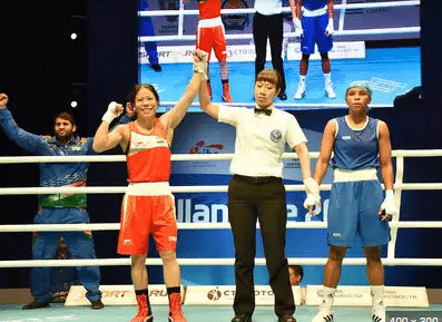 Mary Kom 8th WC Medal