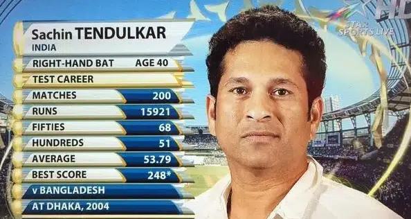 Sachin Tendulkar records