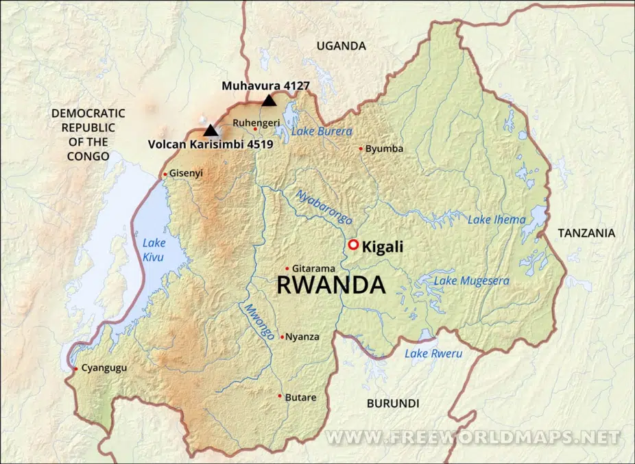 Rwanda - Congo border 
