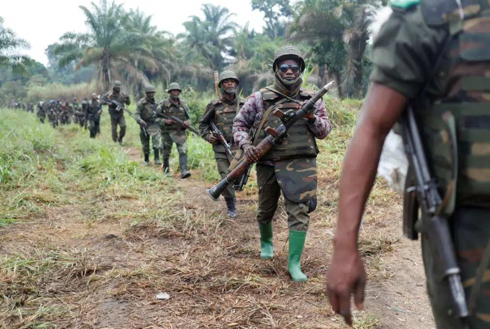 M23 rebels in the DRC 