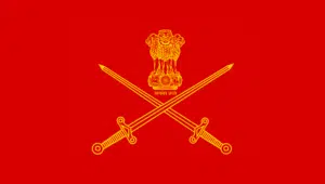 The Logo of the Indian Army depicts two swords in cross below the National Emblem of India