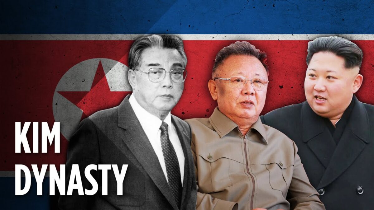 Three generations of Kim Dynasty in North Korea
