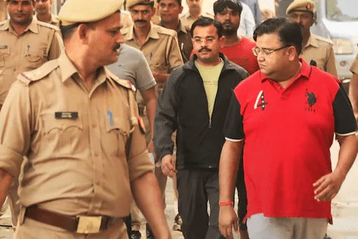 Ashish Mishra during the trial of Lakhimpur Kheri Violence trial