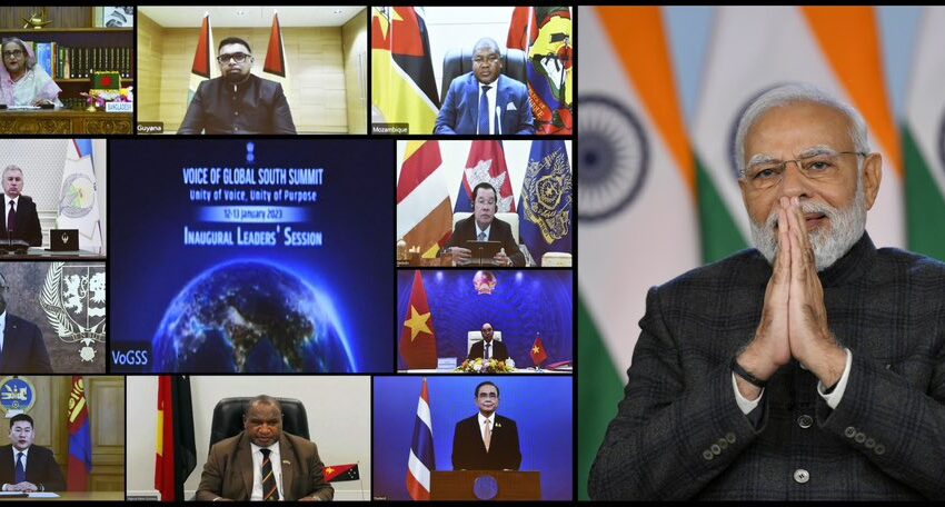 Narendra Modi virtually addresses the voice of global south summit