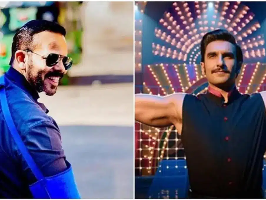 Rohit Shetty and Ranveer Singh together in the film cirkus