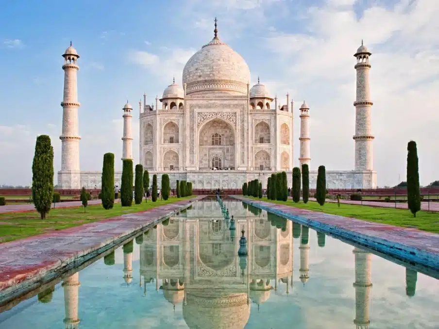 National tourism day featuring Taj Mahal
